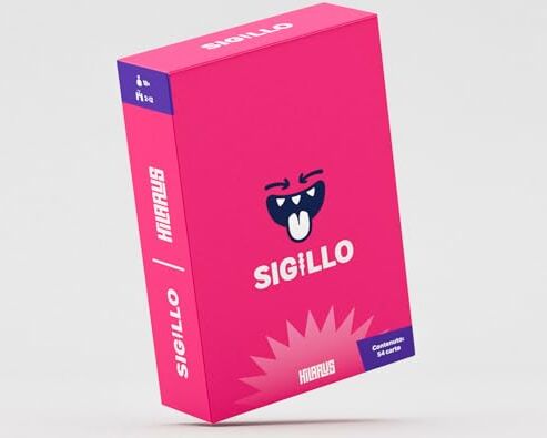 Hilarus SIGILLO Giochi da Tavolo Adulti Hot Alcolici di Carte per Bere ideale per serate tra amici Idee Regalo per Lei e Lui, per Natale, Amica, Amiche Regali Simpatici e Divertenti