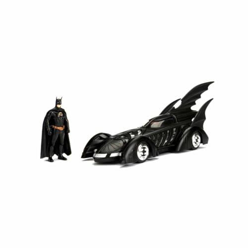Jada Batman, Batmobile 1995 in scala 1:24, , + 8 anni, incluso personaggio di Batman in Die-cast