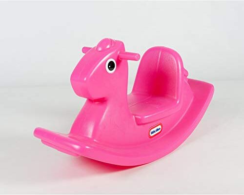 little tikes Cavallino a dondolo Gioco attivo con maniglie facili da impugnare e sedile stabile per una maggiore sicurezza Resistente Magenta Età: 18+ mesi