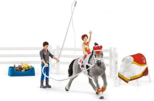 SCHLEICH 42443 Horse Club Mia's vaulting set, 6.6 x 24.5 x 19 cm