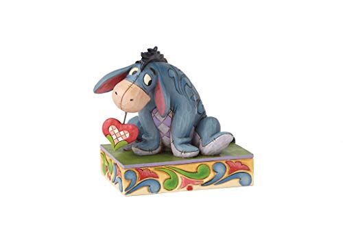 Enesco Disney Traditions Statuetta a forma di cuore su corda, altezza 9 cm