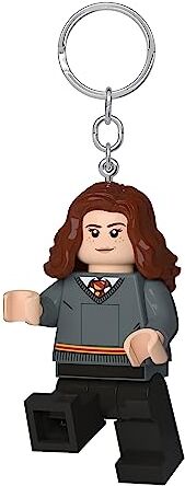 IQ LEGO Harry Potter Torcia LED portachiavi Hermione per Potterheads figura da 76 mm (KE199) 2 batterie CR2025 incluse