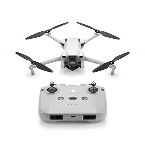 DJI Mini 3 – Mini drone con fotocamera leggero e pieghevole con video in 4K HDR, autonomia di 38 minuti, Riprese verticali native e funzioni intelligenti