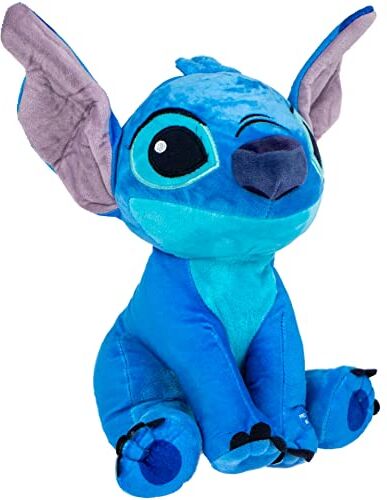 Lilo&Stitch Peluche Stitch Alieno Gigante XXL 60 cm y Habla Original Oficial Disney Holograma Lilo y Stitch