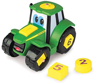 John Deere Tomy  Johnny Tractor Learn e Pop, Multicolore, S-M,