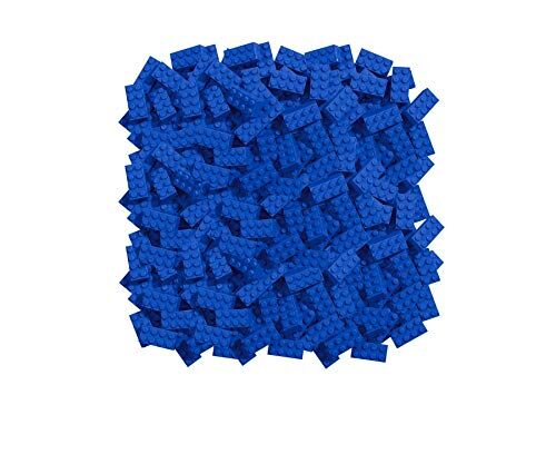 Simba Set di Blocchi da Costruzione Blox 8-Stud, Colore: Blu (500 Pezzi)