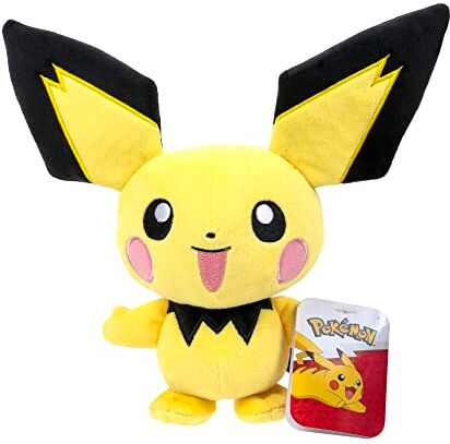 Bandai Pokémon Pichu, Peluche da 20 cm,