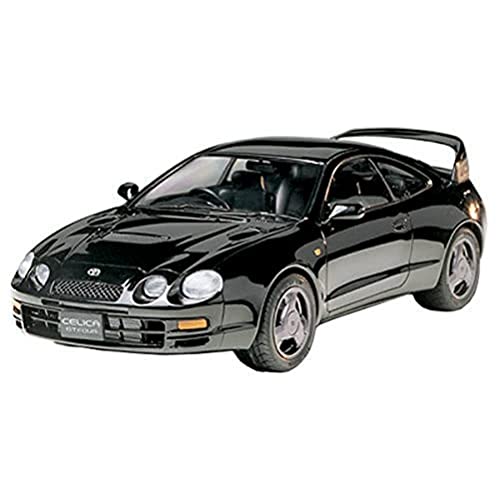 Tamiya Toyota Vehicle  1:24 Celica GT-Four-Faithful Replica, Fabbricazione, Plastica, Artigianato, Hobby, Incollaggio, Kit di modello, Assemblaggio, non verniciato, Nero, Mittel