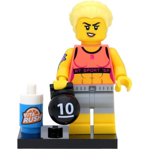 Generic 71045 Minifigures – Serie 25 – Personaggio da collezione per fan di Lego #7 Fitness Trainer