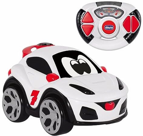 Chicco RC Rocket Crossover, Macchina Radiocomandata per Bambini, Con Radiocomando Ergonomico A Forma Di Volante, Grandi Ruote per Correre Su Tutte Le Superfici In 4 Direzioni, Giochi Bambini 2-6 Anni