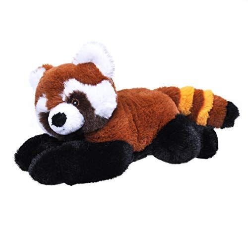 Wild Republic Ecokins Mini Panda Rosso, Peluche Per Bambini 20 cm, Peluche Di Qualità, Regalo Di Compleanno, Giocattoli Ecologici, Creato Riciclando 7 Bottiglie In Plastica