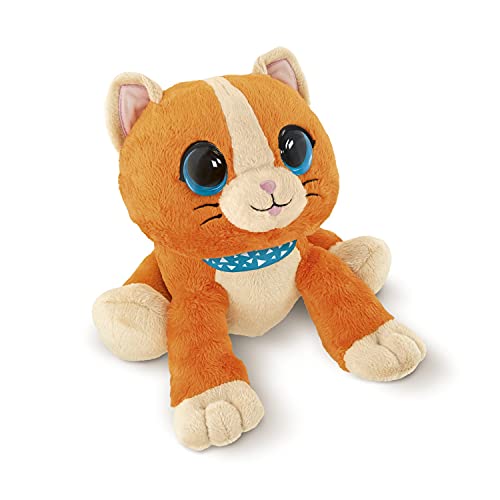 Chicco - Dolce Gattino cucù, Peluche Interattivo Elettronico 2in1, Colore Arancione,