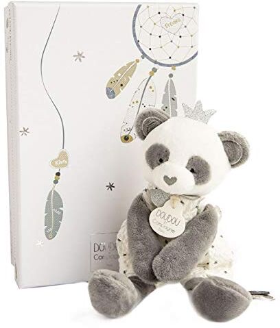 Doudou et Compagnie ATTRAP-REVE Marionette Panda, grigio