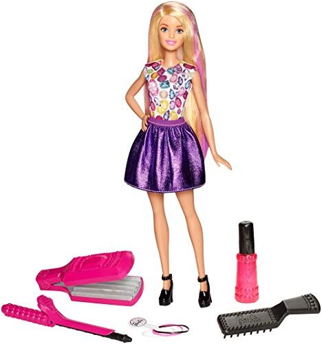 Barbie Infinite Acconciature con Bambola e Tanti Accessori Inclusi, Multicolore,