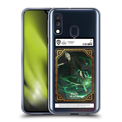 Head Case Designs Licenza Ufficiale Harry Potter: Magic Awakened Carta Voldemort Personaggi Custodia Cover in Morbido Gel Compatibile con Samsung Galaxy A40 (2019)