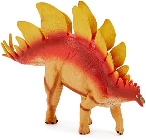 Zappi Co Bambini Stegosauro Dinosauro Giocattolo (lunghezza 20 cm) Collezione di dinosauri realistici e dettagliati per bambini Figure d'azione per il gioco e l'apprendimento