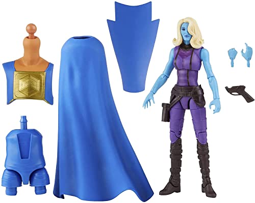 Marvel Hasbro Avengers Legends Series Heist Nebula, Action Figure in Scala da 15 cm, Include 1 Accessorio e 2 Elementi Build-a-Figure, Multicolore