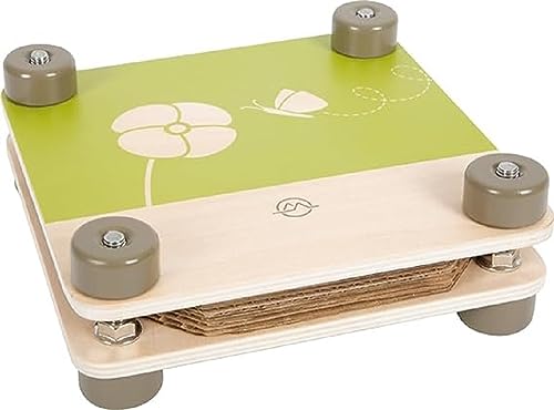 Small Foot Fiori Discover, in Legno Certificato FSC 100%, pressa per lavoretti, dai 3 Anni,