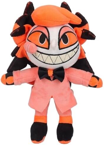 TOPLITHE Hazbin Hotel Peluche, Husk Plushie Peluche Simpatico Alastor Peluche for Fan della TV Bambini Adulti Compleanno (Size : ALASTOR-B)