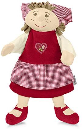 Sterntaler Burattino a forma di Gretel, 28 x 27 x 9 cm, Rosso