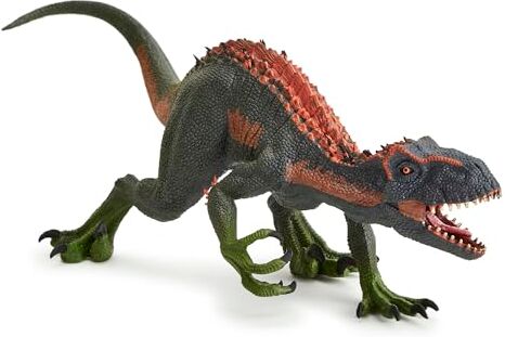 Zappi Co Childrens Indoraptor Statuetta di dinosauro verde, lunghezza 25,5 cm, collezione dettagliata di dinosauri realistica per bambini