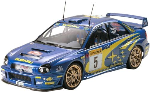 Tamiya 24240 1:24 Subaru Impreza WRC 2001 Model Kit, Kit Plastica, Kit di Montaggio, Replica dettagliata