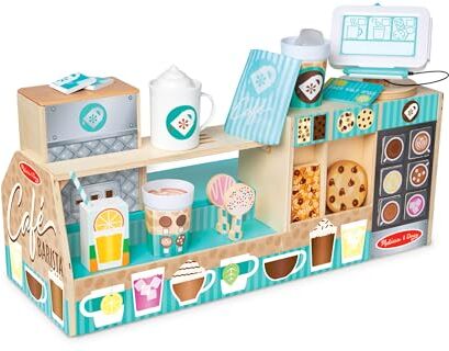 Melissa & Doug Macchina Caffè Bambini   Bar Con Macchina Caffè Giocattolo Regali Per Barista Bambini   Set Caffè Giocattolo Accessori Cucina Bambini   Cucina Giocattolo Montessori Giochi 3 Anni In Su