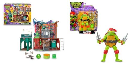 Giochi Preziosi TARTARUGHE NINJA 2023 CAOS MUTANTE & TARTARUGHE NINJA 2023 CAOS MUTANTE–RAFFAELLO IN VERSIONE ACTION FIGURE ARTICOLATA