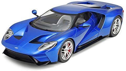 Tamiya Fahrzeug 24346-Modellino di Ford GT, scala 1:24, in plastica, da costruire, riproduzione dettagliata, Colore Non Laccato,