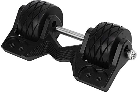 Generic Barra Ruota RC, Ruota a Testa Alta Regolabile in Lega di Alluminio Resistente all'Usura, Facile da Installare, Elevata Durezza per Auto RC 1/10 (BLACK)