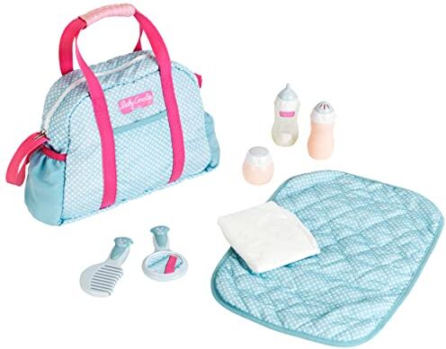 Klein Baby Coralie Fasciatoio Borsa per Bambole con Accessori Giocattolo per Bambini dai 3 Anni in su