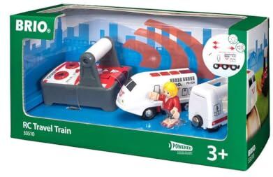 Brio World Treno Passeggeri Telecomandato,  Treni-Vagoni-Veicoli, Giochi per Bambini, Età Raccomandata 3+, Compatibile con Tutti i Prodotti