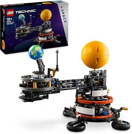 Lego Technic Pianeta Terra e Luna in Orbita, Giochi Spaziali per Bambini e Bambine da 10 Anni in su, Sistema Solare Giocattolo da Costruire con Pianeti, Sole e Funzione di Rotazione, Idea Regalo