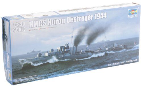 Trumpeter Modellino Nave da Guerra Canadian Navy Destroyer HMCS Huron 1944 (05 333) Scala 1:350 (Importato da Giappone)