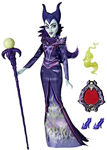 Hasbro Disney Villains Malefica, Fashion Doll con Accessori e Vestiti Rimovibili, Giocattolo per Bambini dai 5 Anni in su