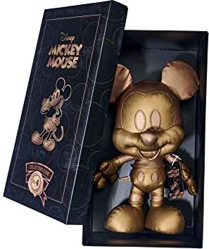 Simba Disney Mickey Mouse Bronzo, Edizione Aprile, Peluche 35cm, Topolino, Confezione Regalo, Edizione Limitata, Oggetto da Collezione, Anche per Neonati [Esclusivo Amazon]