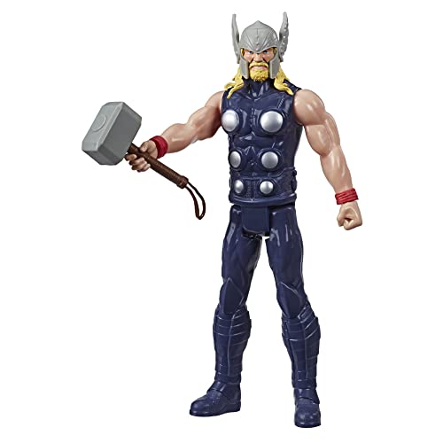 Hasbro , Marvel Avengers Thor (Action Figure 30 Cm Titan Hero Series Blast Gear), Multicolore, ‎5.1 x 10.2 x 30.5 cm; 280 grammi
