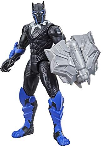 Hasbro - MECH Strike-Personaggio con Accessori 15CM-Black Panther