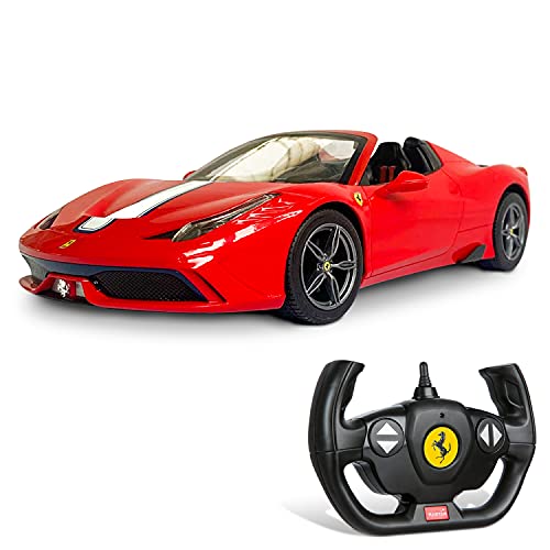 Mondo Motors, FERRARI 458 SPECIALE A , Modello in Scala 1: 14, fino a 10 km/h di Velocità, Auto Giocattolo per Bambini