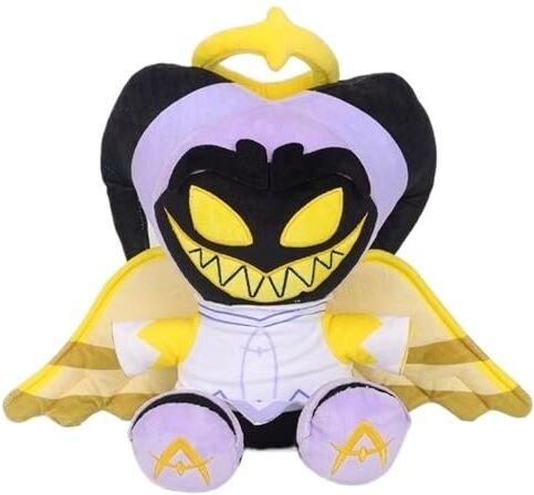 TOPLITHE Hazbin Hotel Peluche, Husk Plushie Peluche Simpatico Alastor Peluche for Fan della TV Bambini Adulti Compleanno (Size : Adam)