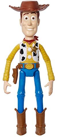 Mattel Disney Pixar Toy Story Woody Personaggio Grande 30 cm, Snodato con Dettagli Autentici, Giocattolo per Bambini 3+ Anni,