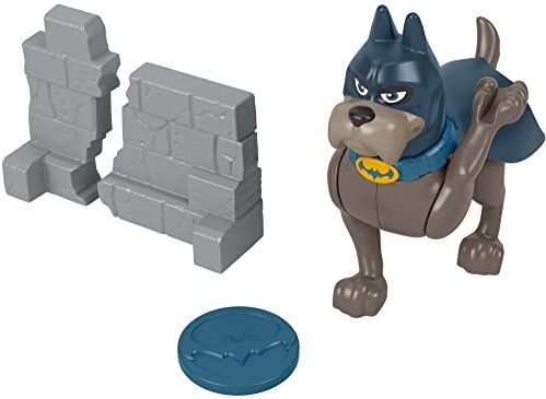 Fisher Price , Dc Comics DC League of Super-Pets Disk Launch Ace, Giocattolo per Bambini 3+ Anni,