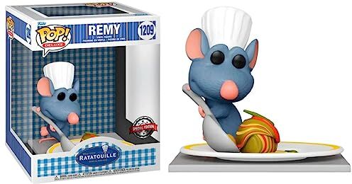 Funko Pop! Deluxe: Disney Remy With Ratatouille- Figura in Vinile da Collezione Idea Regalo Merchandising Ufficiale Giocattoli per Bambini e Adulti Movies Fans