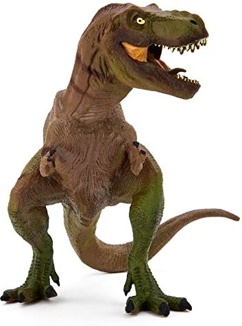 Zappi Co Bambini T-Rex Verde/Nero Dinosauro Giocattolo (17 cm di altezza) Collezione di dinosauri realistici e dettagliati per bambini Figure d'azione per il gioco e l'apprendimento