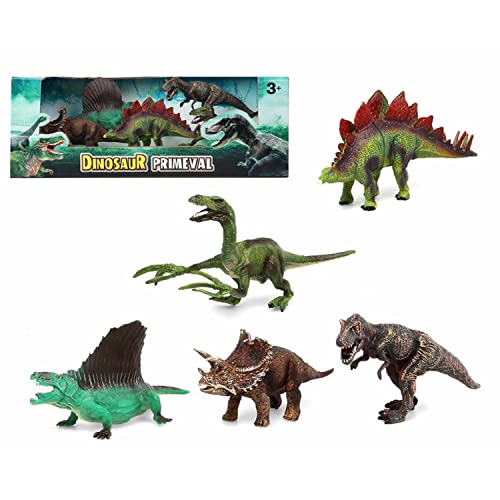 BigBuy Kids Set di dinosauri 5 pezzi