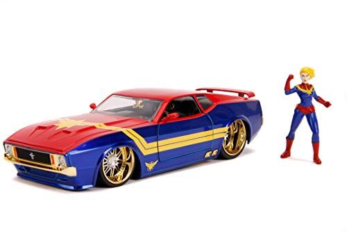 Jada Marvel Captain Marvel 1973, Ford Mustang Mach, , + 8 Anni, Scala 1:24