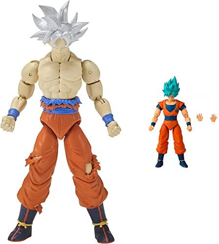 Bandai Dragon Ball Super Action figure Dragon Star da 17 cm Goku Ultra Instinct 35994 & Dragon Ball Super Action figure Dragon Stars Super Saiyan Blue Goku 36780