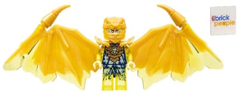 Lego Ninjago Cristalizzato: Jay Golden Dragon Minifig con Nunchucks of Lightning