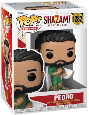 Funko Pop! Movies: Shazam 2 Pedro Figura in Vinile da Collezione Idea Regalo Merchandising Ufficiale Giocattoli per Bambini e Adulti Movies Fans Figura per i Collezionisti