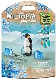 Playmobil Wiltopia Emperor Penguin, Animal toy,for children 4-10, sustainable toy animals, Penguin toy, Collectible toy for kids, made form 80% recycled material, Multicoloured, One Size